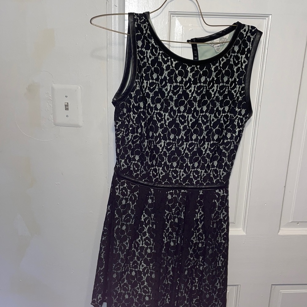 NWOT black and mint green size 5 dress